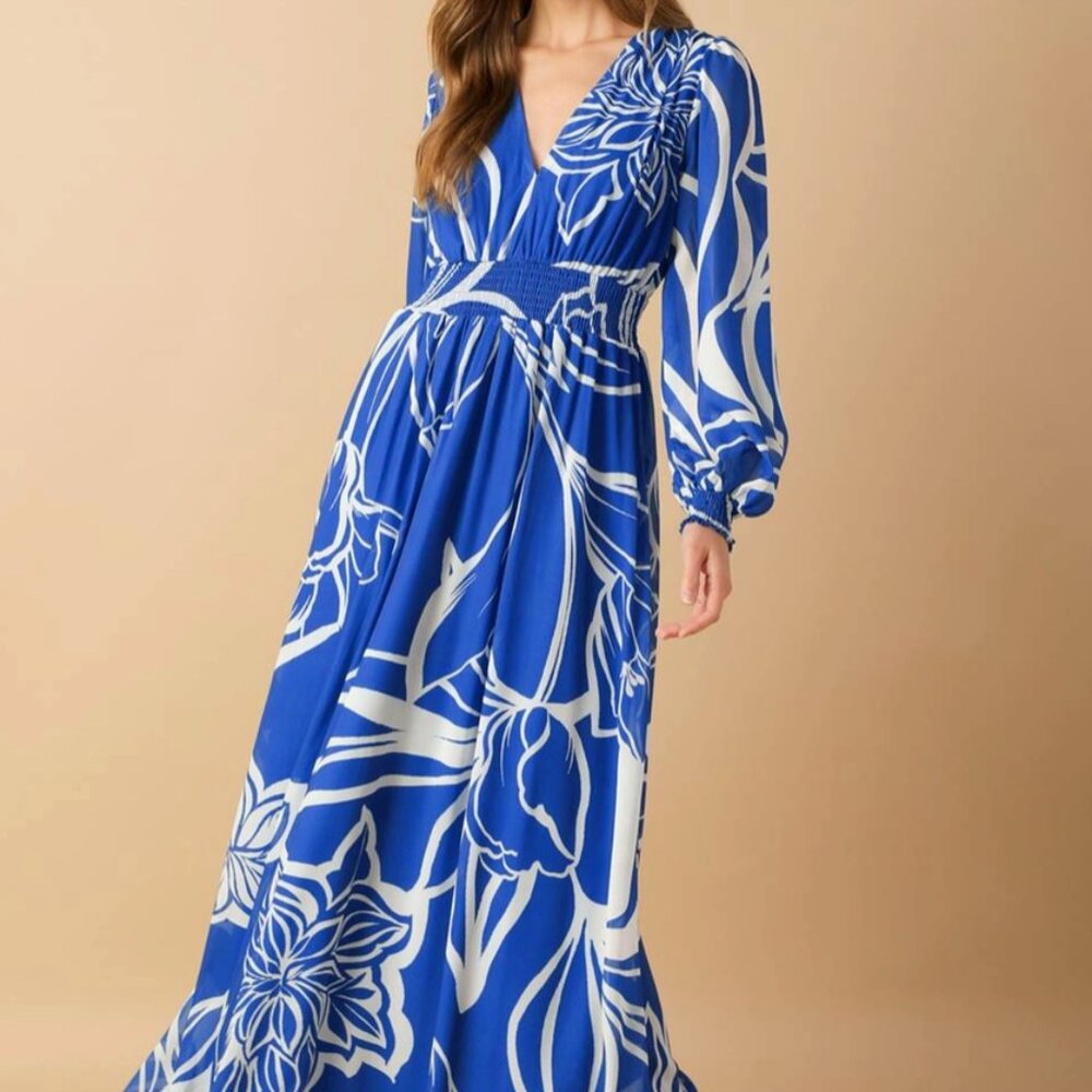 Blue Maxi Dress *New with tags*